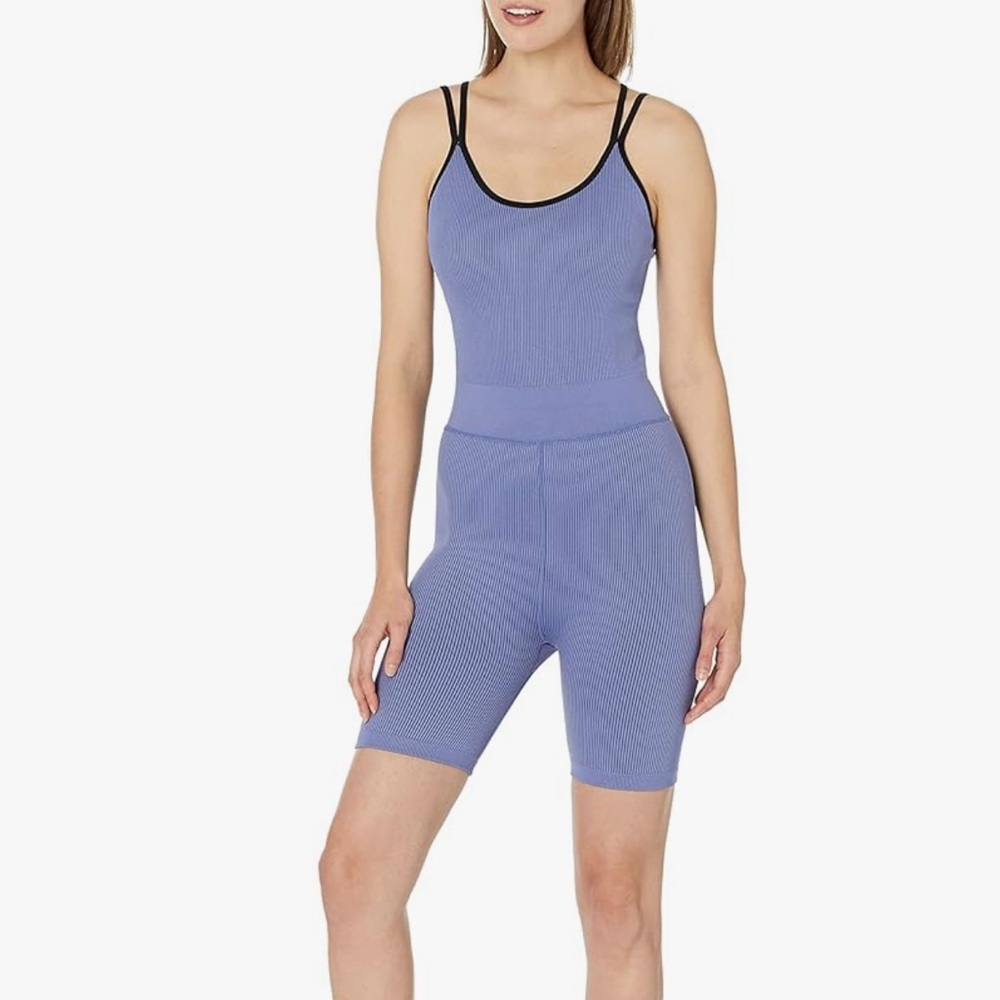 Calvin Klein Performance Spandex Romper w/ Built-In Bra